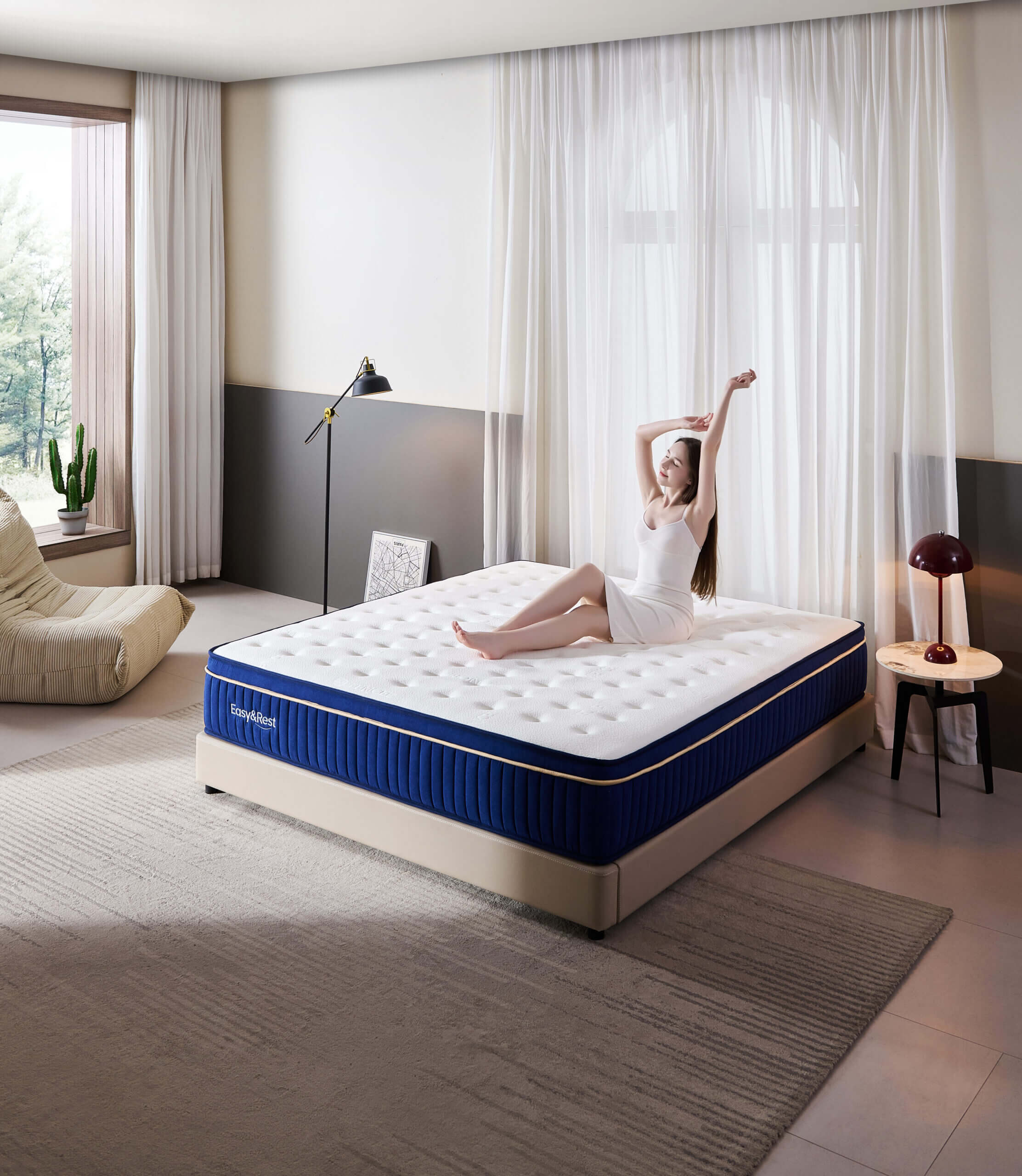 Easy&Rest luxury hybrid mattress collection for wholesale, OEM and ODM mattress supply