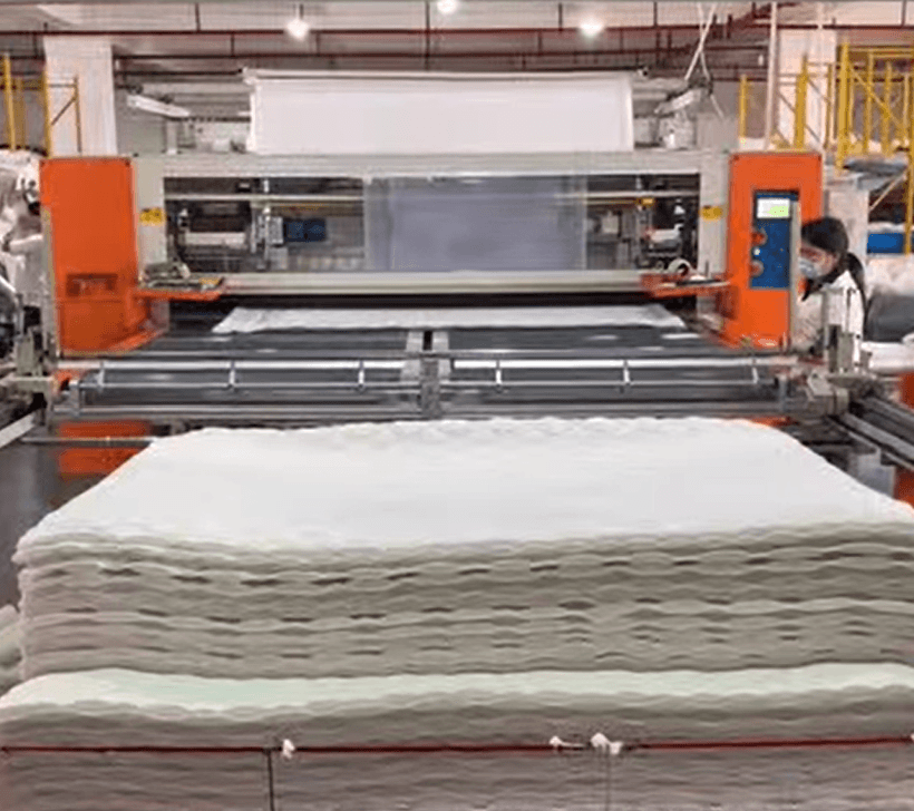 Mattress Assembly & Stitching Area
