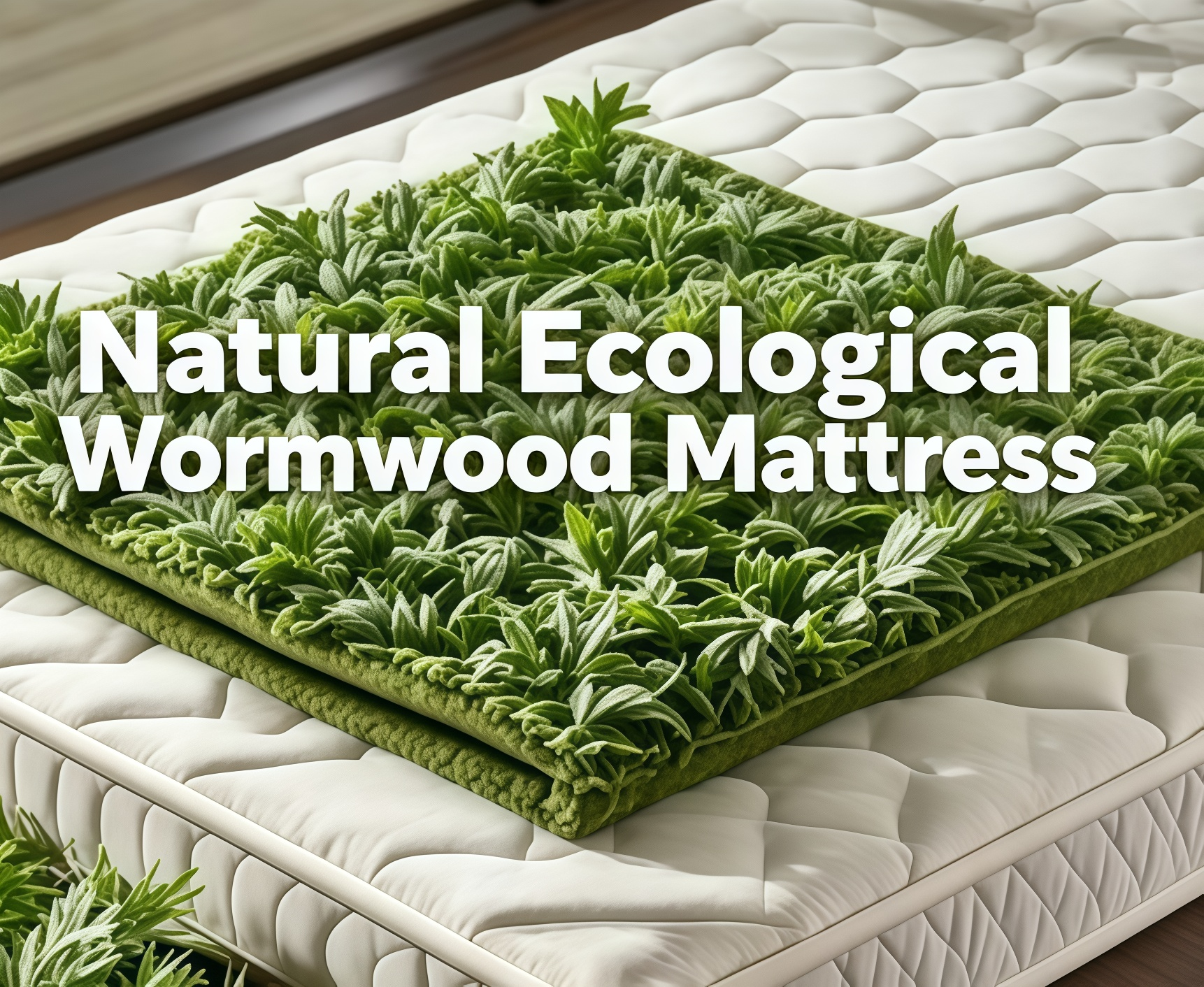 Natural Mugwort Botanical Layer Concept