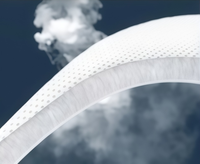 3D Breathable Fiber Fabric Surface Detail