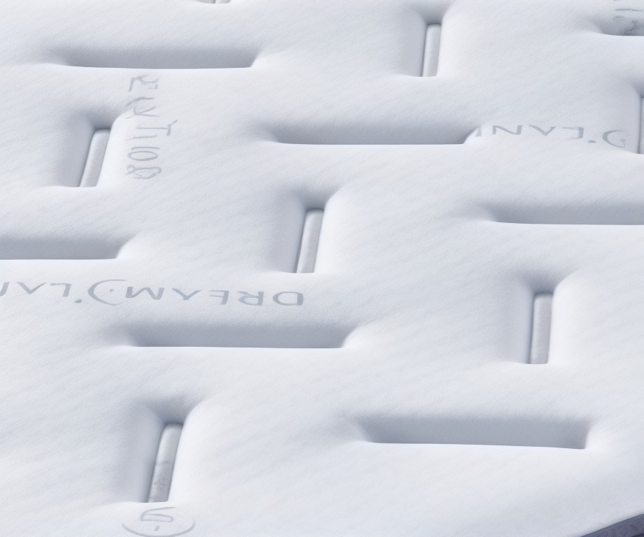 Silver Thread Fabric Quilted Surface Detail