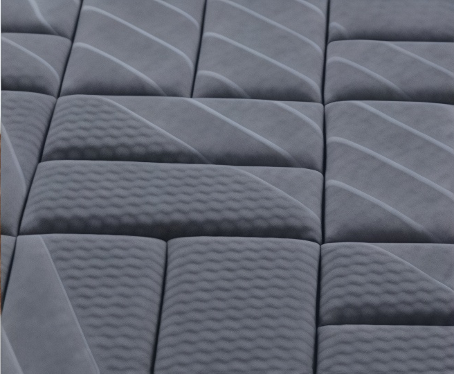 High-End Knitted Fabric Quilted Surface Detail