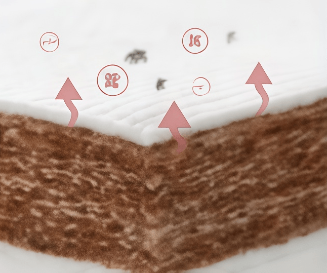 Bamboo Charcoal Fiber Fabric Surface Detail