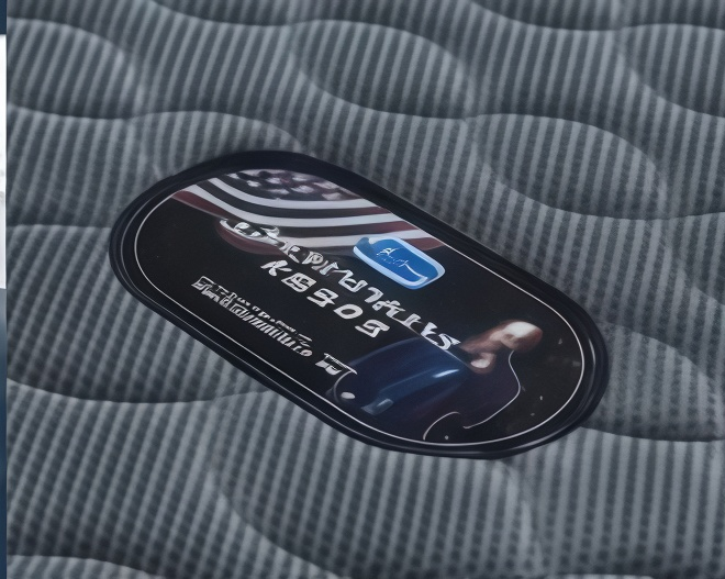 Dual-Color Patchwork Stitching Detail