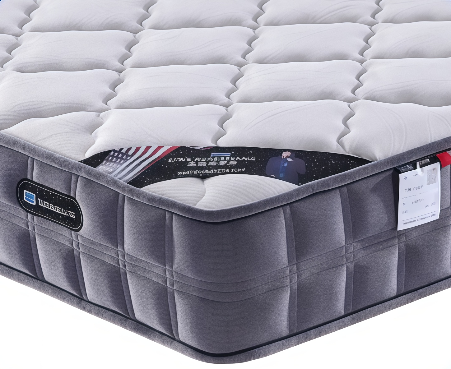 Quilted Surface Texture & Border Finish Detail