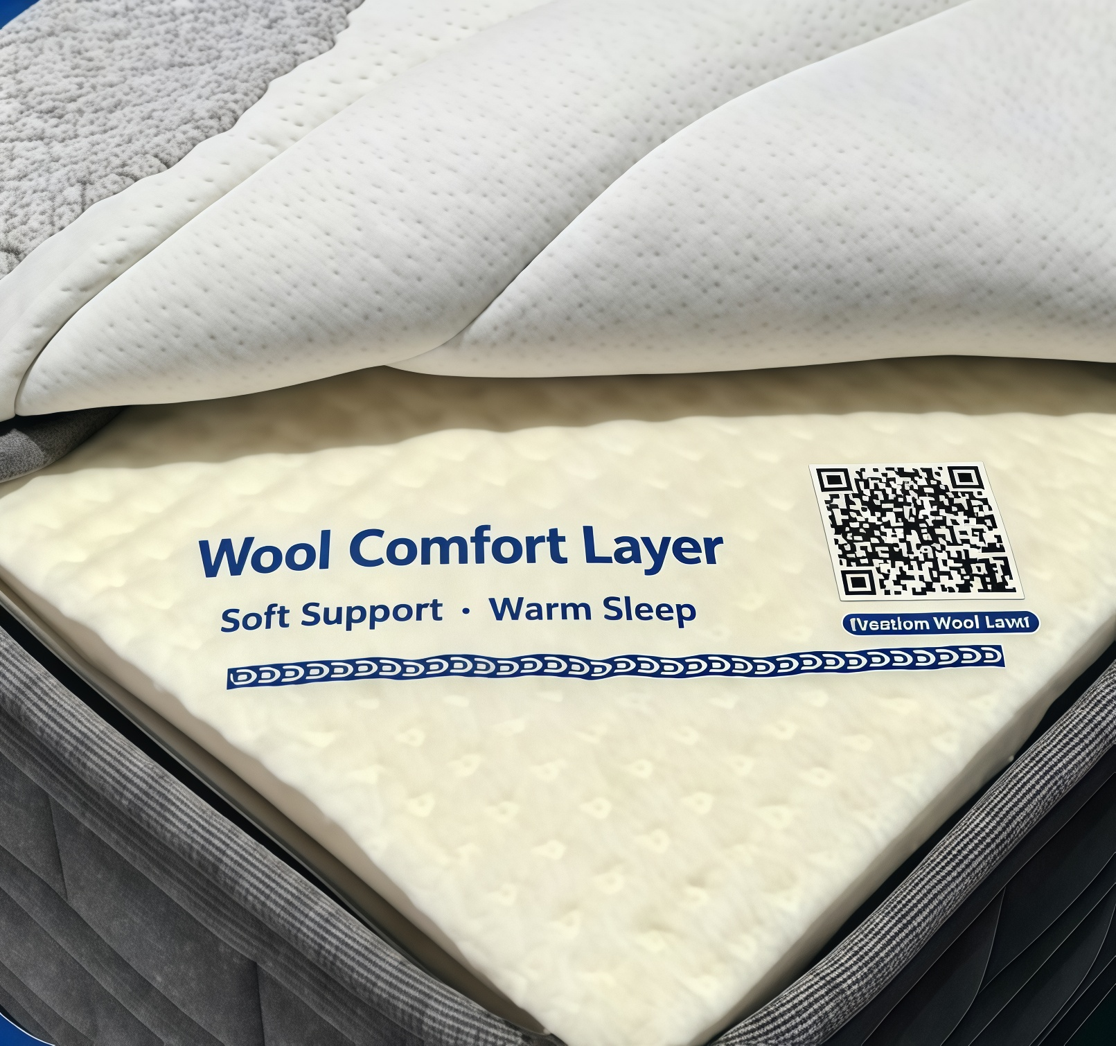 Wool Comfort Layer Inner Structure Detail