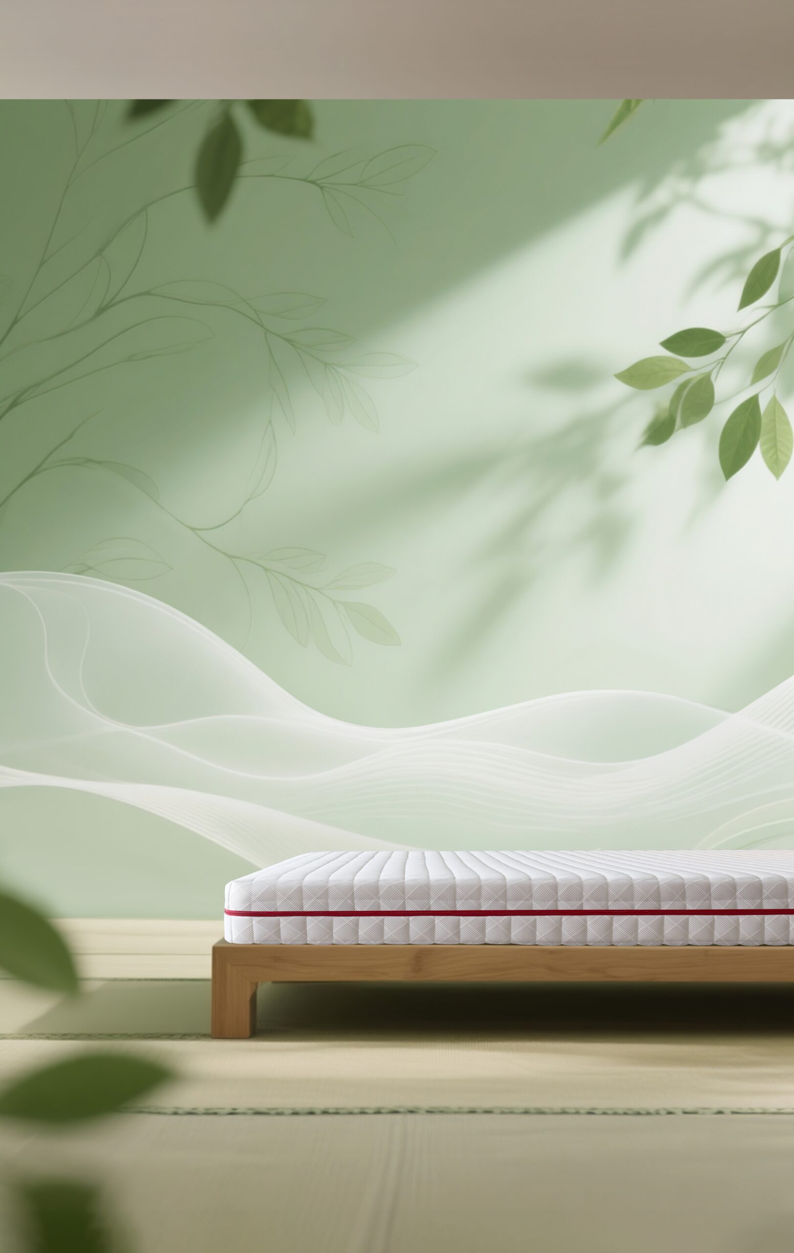 Vacuum roll-packed mattress optimized for container shipping