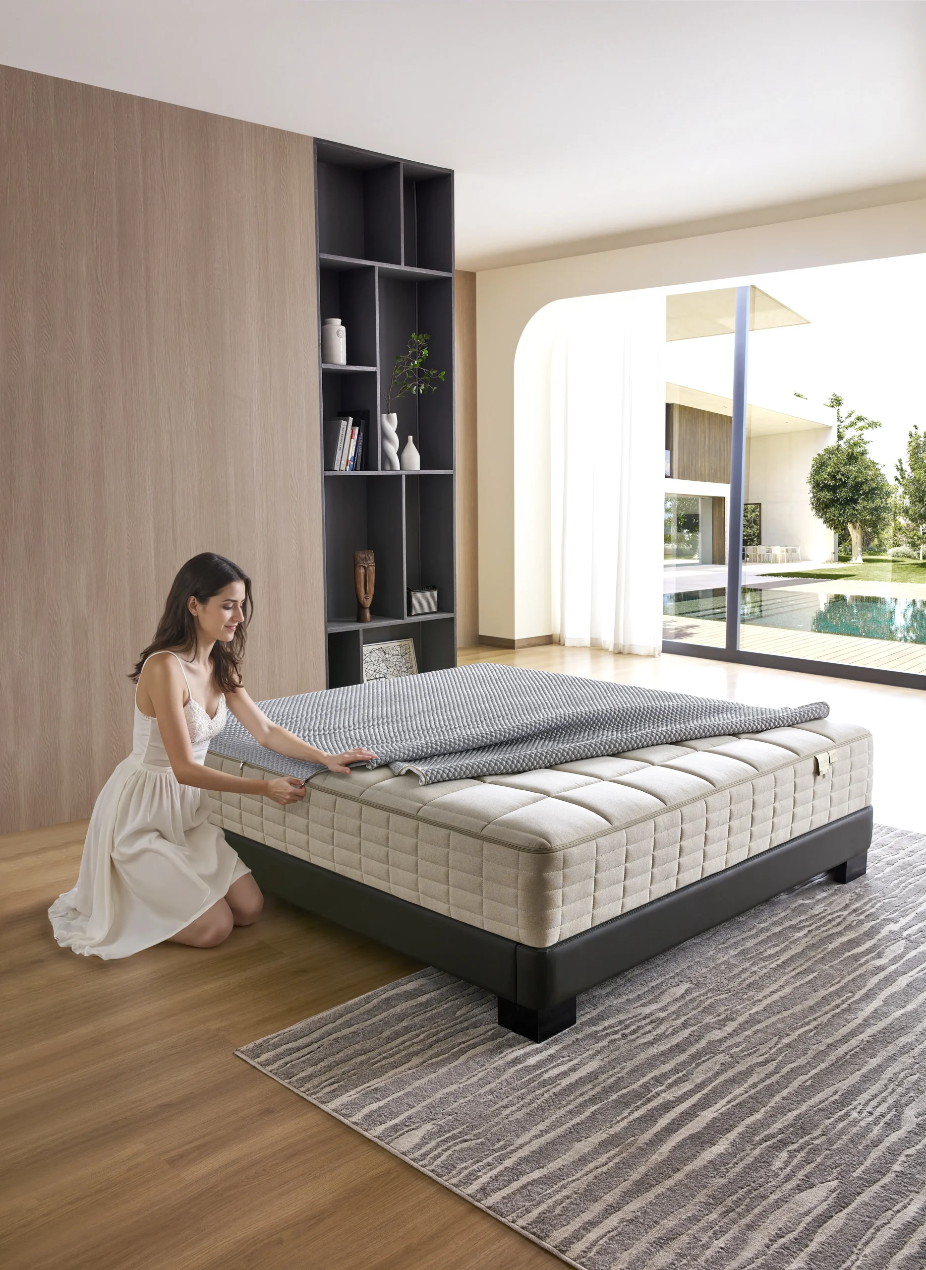 360-degree zippered removable washable mattress cover